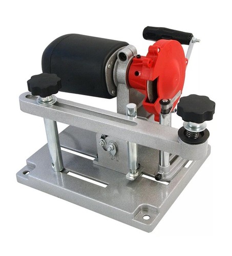 Saw blade sharpener with - with, bench
